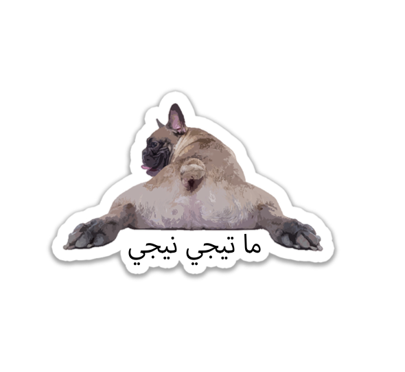 "Ma teegy neegy" Sticker