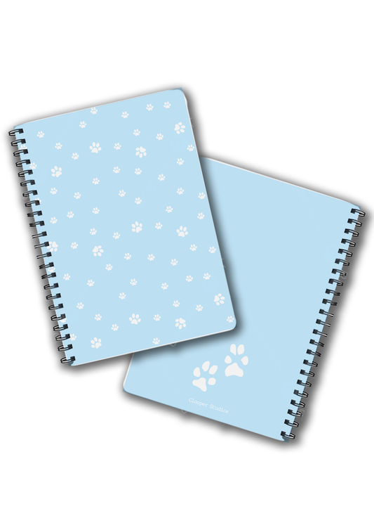 Blue Paws Notebook