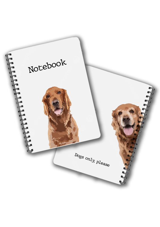 Golden Retriever Clooper Notebook