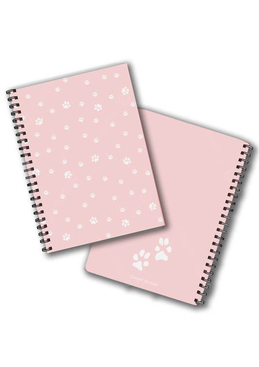 Pink Paws Notebook