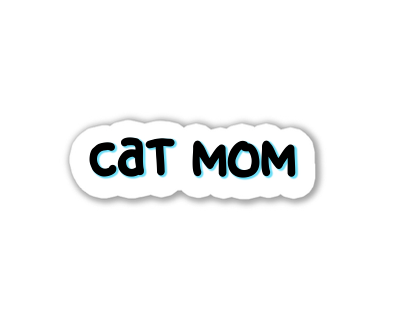 Cat Mom Sticker